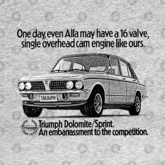 TRIUMPH DOLOMITE SPRINT - advert by Throwback Motors